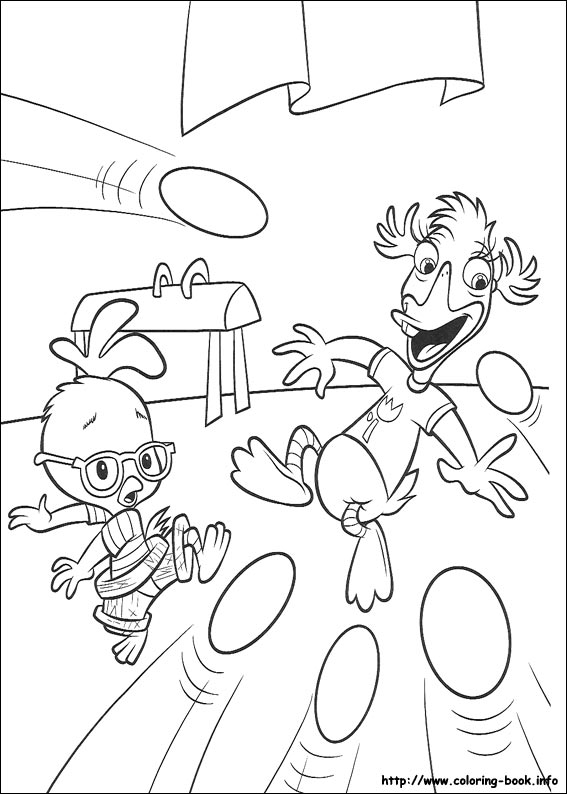 Chicken Little coloring picture